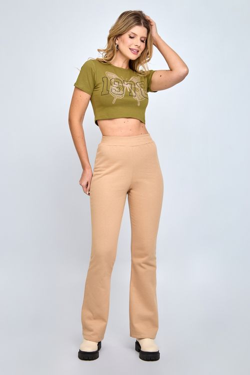 CALCA FEM ESP BASICA MOL BAILARINA BEGE - BEGE