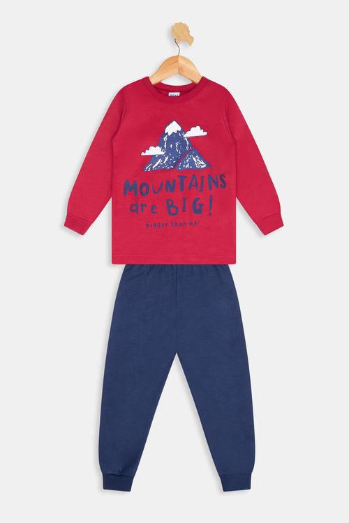 Conjunto Moletom Infantil de 4 a 8 anos Montanha Verde