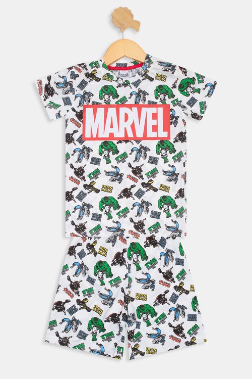Pijama inf aces 4-10nos atj003 marvel estampado