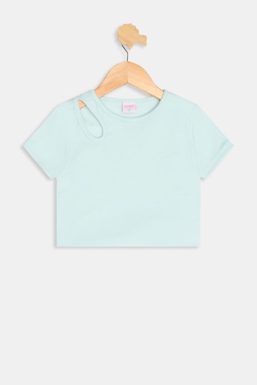 Blusa inf10/16nas gota vaz vd menta verde claro