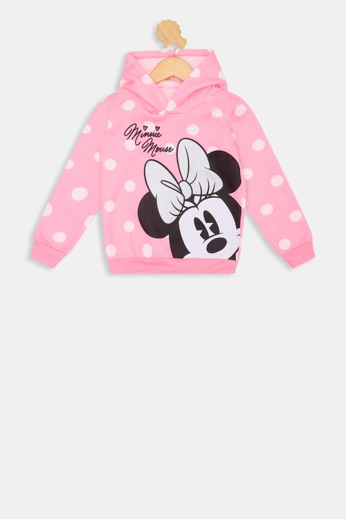 Blusao inf4/10nas c252865 cpz minnie neo rosa neon