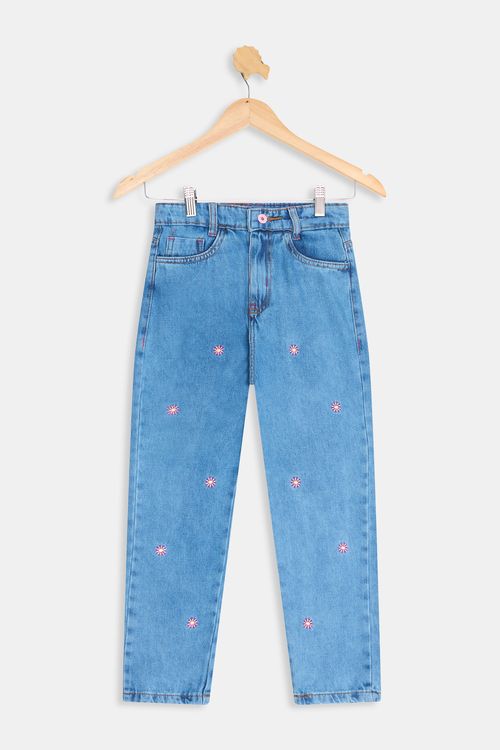 Calca inf10/16nas 10636 jns mom bord jeans claro