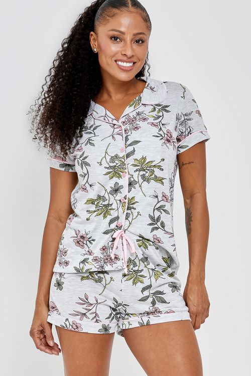Pijama americano flora lpj033 estampado