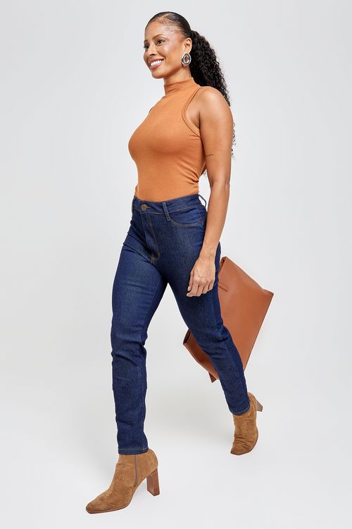 Calca fem comm xx jns sk amaciada jeans amaciado