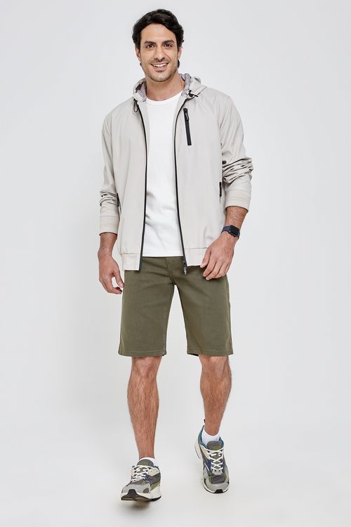 Bermuda masc 900318 srj 5 pock cord verd verde militar
