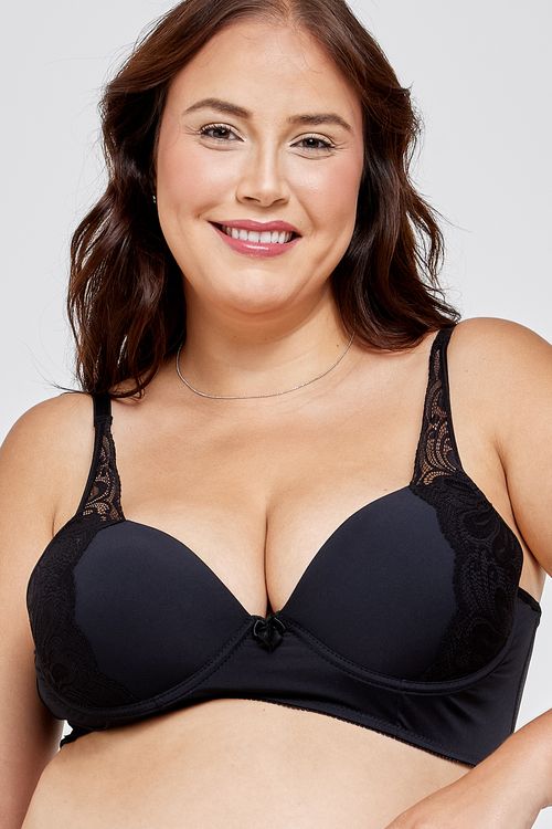 Ling fpm 8002 sutiã base micro renda lgs preto