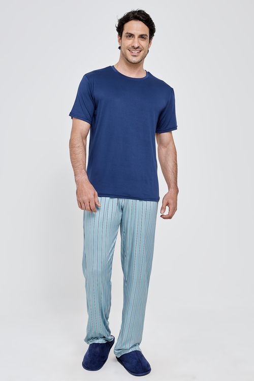 Aces masc amj012 pijama mc/long list estampado