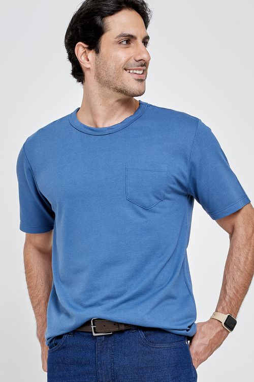 Camiseta mc casual prog1 fav marinho azul escuro