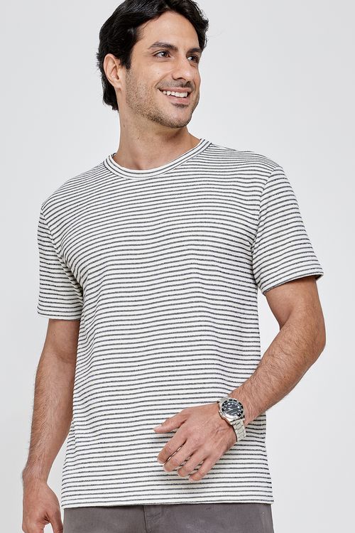 Camiseta masc c88i25060 list marinho off white