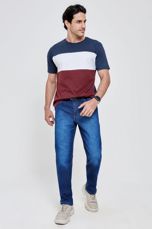 Calca slim jeans mesa 1 70459 esc jeans azul escuro