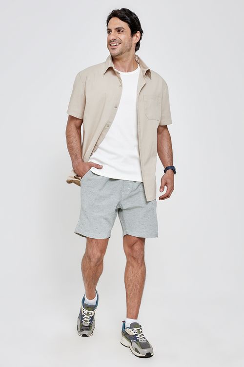 Shorts masc prog eco listrado verde verde claro