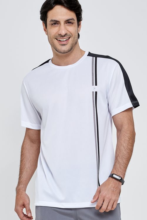 Camsieta masc esporte rec silk pto branc branco