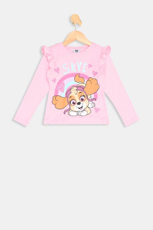 Blusa ml 4/10 nas patrulha botone rs ibl rosa medio