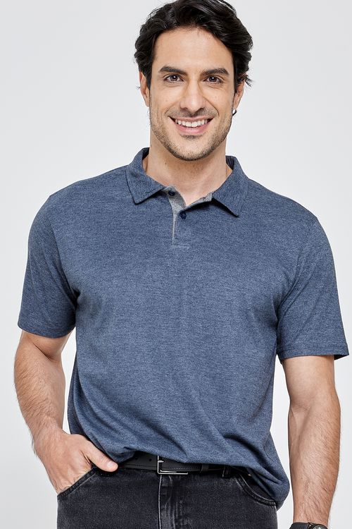 Polo casual mc 1274970 marinho azul escuro