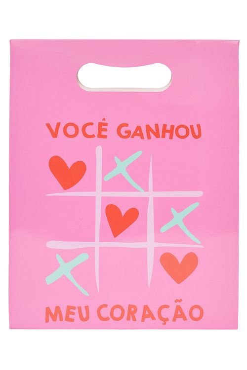 Aces bskt ake081 gift bag pqn love mtc estampado