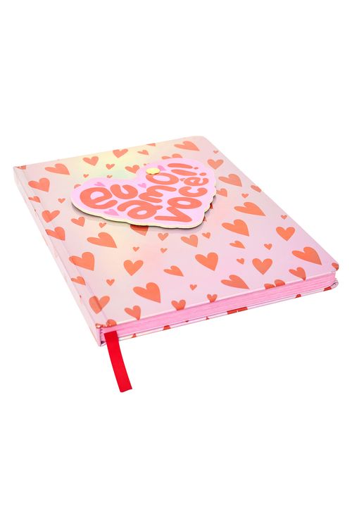 Aces bskt akd056 caderno love match rosa escuro