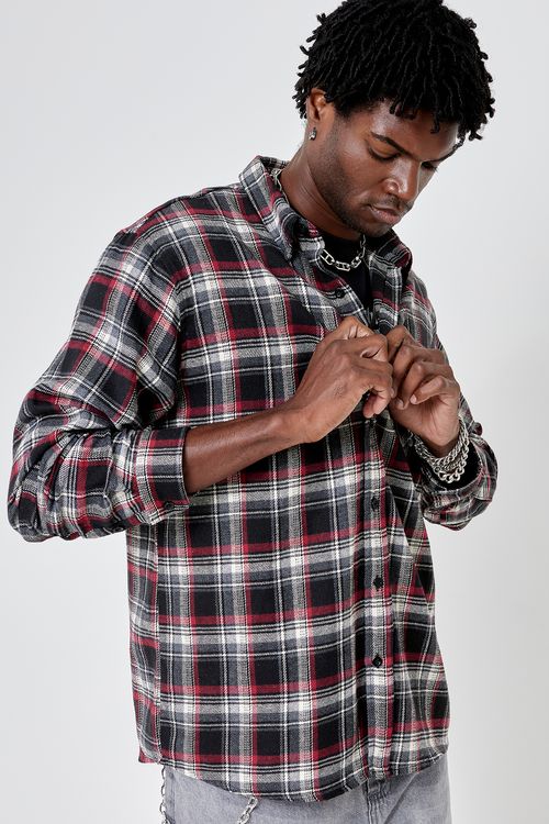 Masc trendy mtc031 cam ml fla xad verm estampado