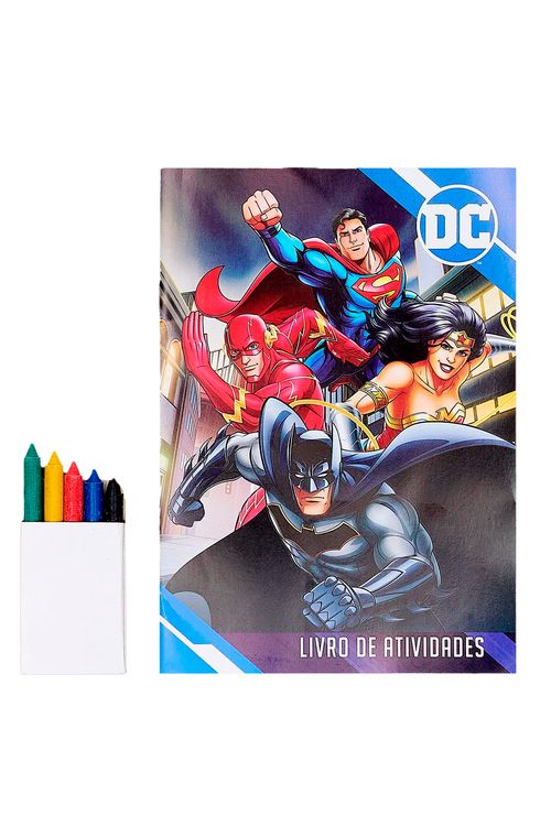 Livro de Colorir DC com Giz