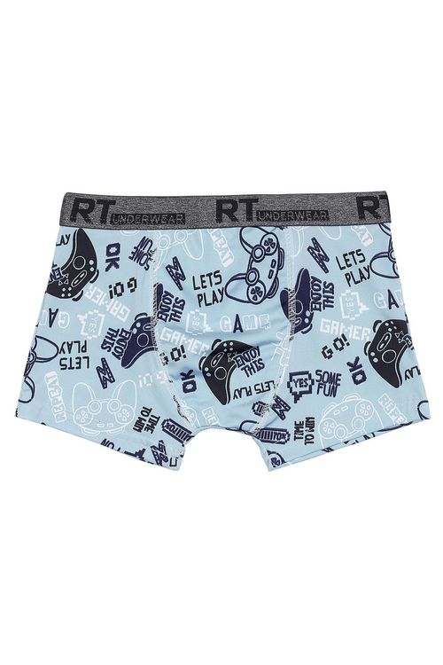 Cueca boxer micro play- 10 ao 16 estampado