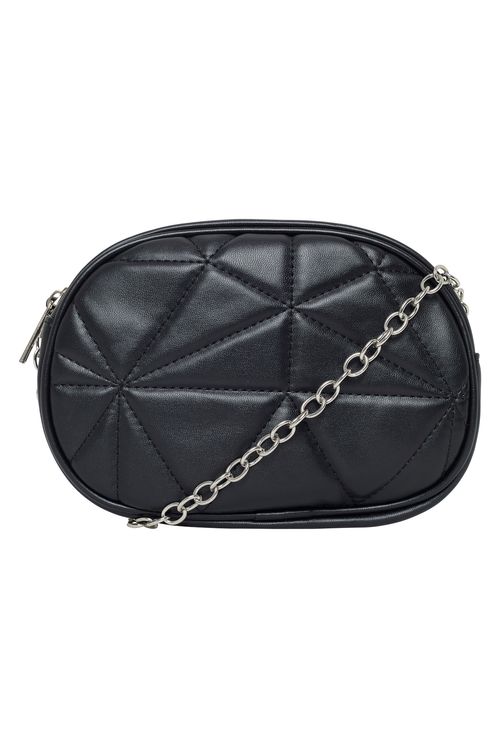 Bolsa aces fem aib030 matelasse pta redo preto