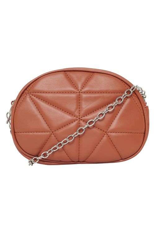 Bolsa aces fem aib030a matelasse pta red marrom medio