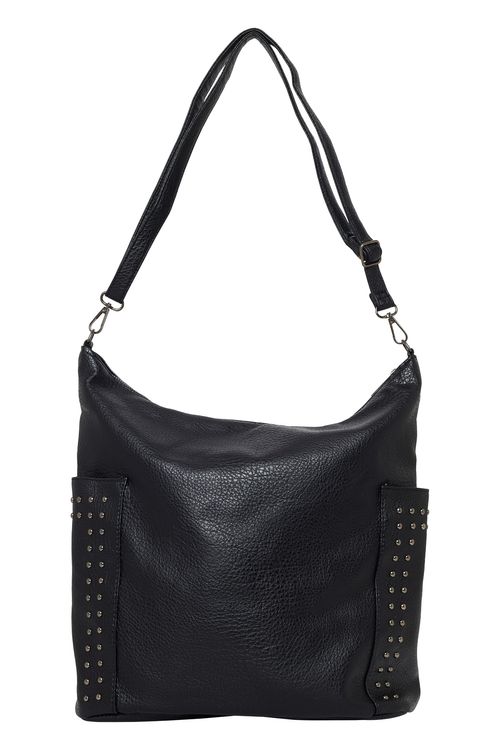 Bolsa aces fem aib034 pta grande ombro preto