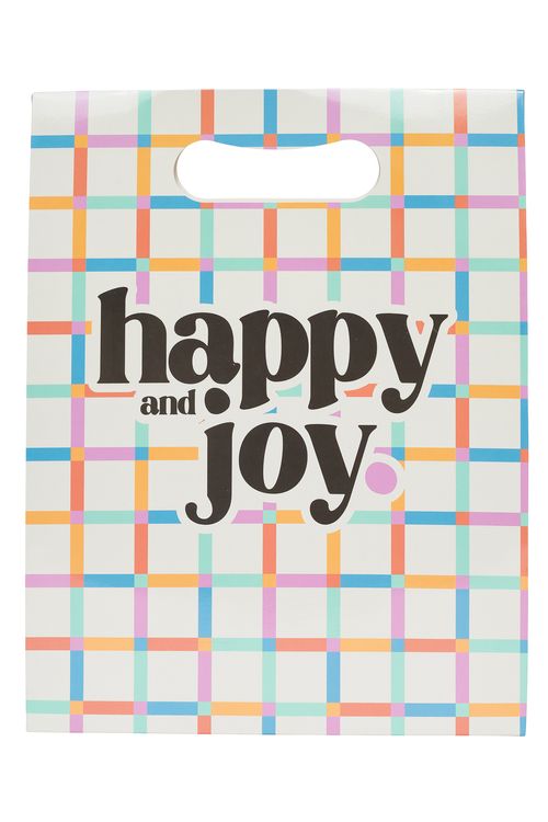 Aces bskt ake070 gift bag pqn happy estampado
