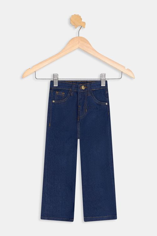 Calca  inf1/3nasc730924 jeans flare amac jeans azul escuro