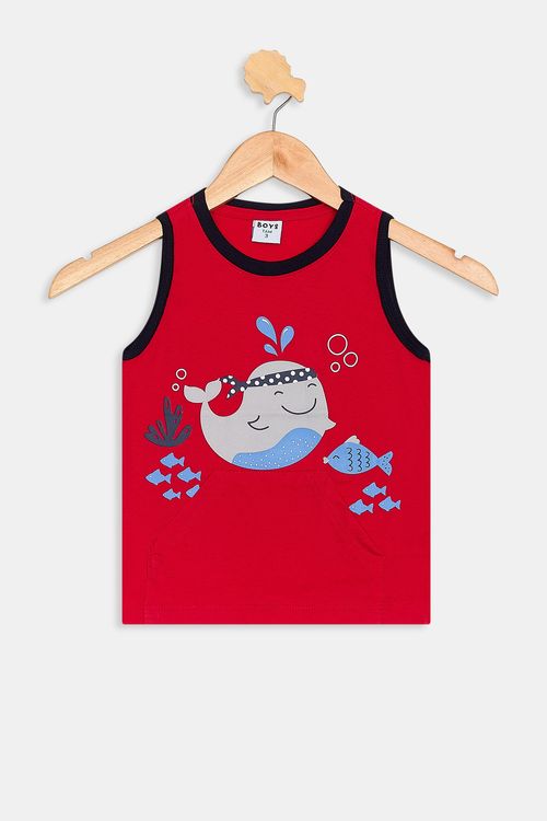 Regata inf1/3nos1275061 bolso baleia vermelho escuro