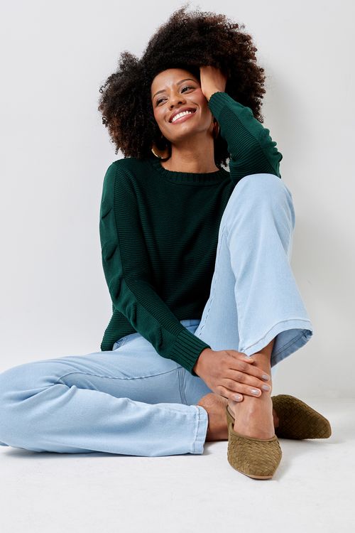 Blusa fem csl a017 tri dec careca verde verde escuro