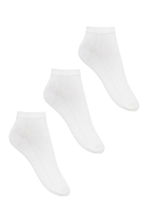 Kit meia 3x1 - cano curto branco 39-43 branco