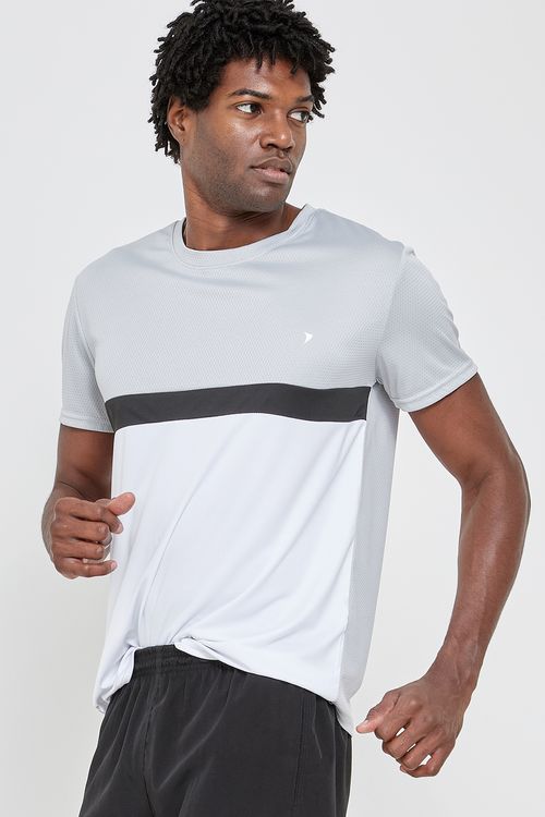 Camiseta Masculina Cinza Médio