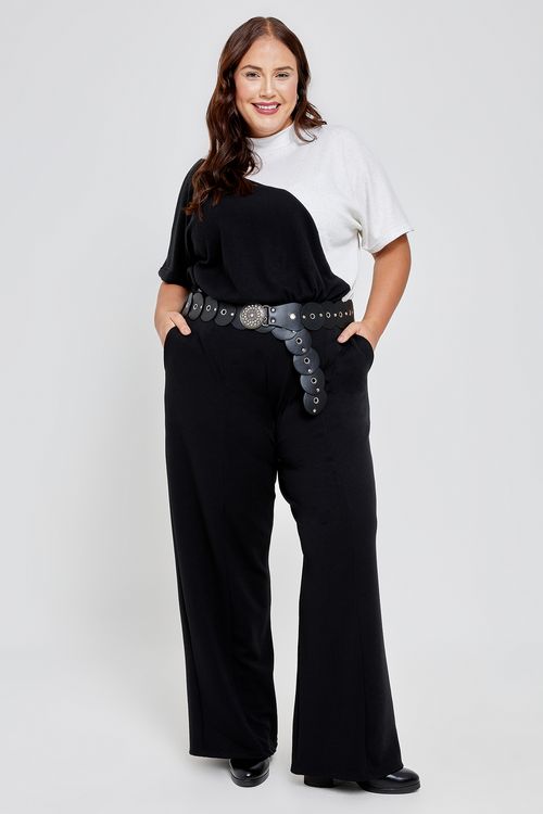 Calca fem fpm casual crepe fiv lat.preto preto