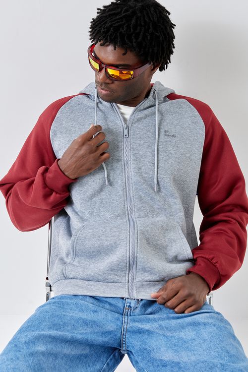 Masc promo tre mtm007 moletom abert est cinza claro mescla