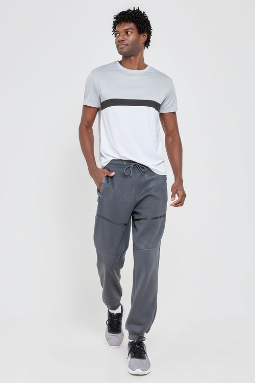 Calça Moletom Masculina Caedu Conforto e Estilo Cinza Escuro