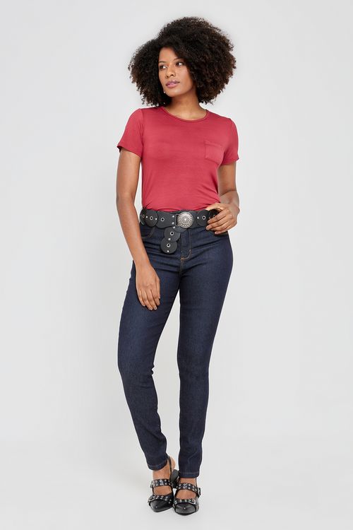 Calca fem mesa2sup skin barrinha amaciad jeans amaciado