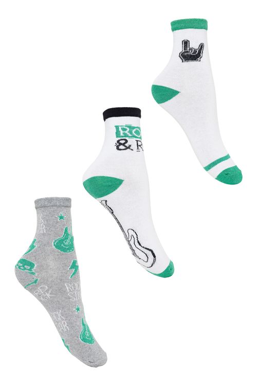 Kit infantil nos rock 3x1 - 34-39 estampado