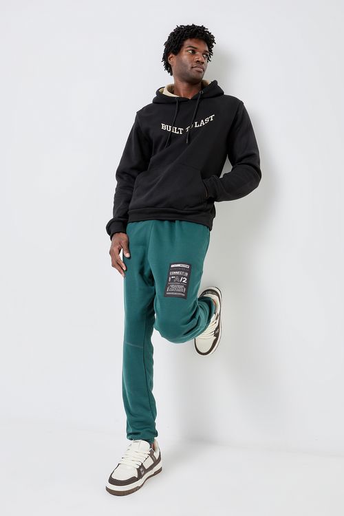 Calca masc moletom street c40439 vrd verde