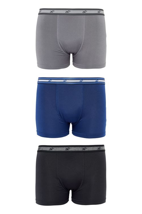 Kit cueca boxer 3x1 micro - gg - amu091 sortido