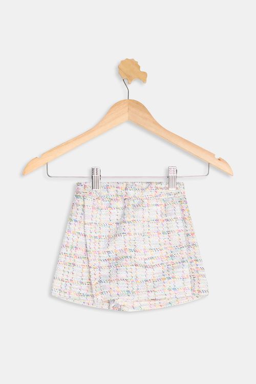 Saia shorts inf4/8nas c22i24561 tweed rs off white