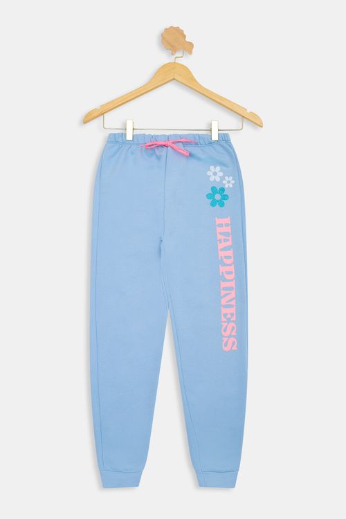 Calça Juvenil Meninas Lisa Azul Claro Tam 10 a 16