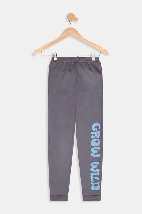 Calça Juvenil Meninas Lisa Cinza Escuro Tam 10 a 16