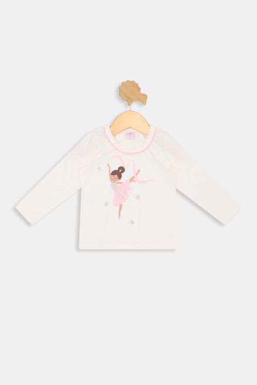 Blusa inf1/3nas 108692c off bailarina off white