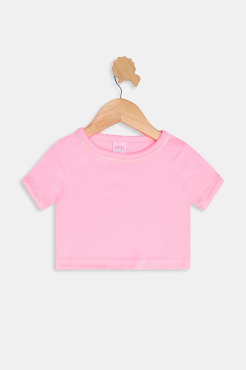 Blusa inf4/8 nas mc lurx rsa rosa medio