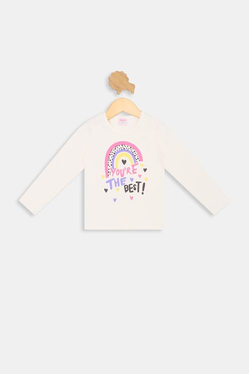 Blusa inf4/8nas m/l off white off white