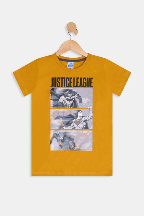 Camiseta mc inf10/16nos 108.875c l.justi amarelo escuro