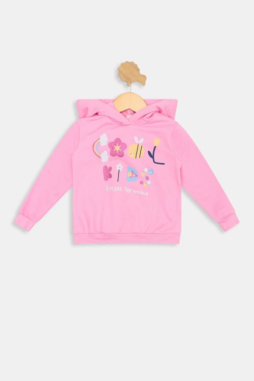 Blusao inf1/3nas cool kids cpz rosa medio