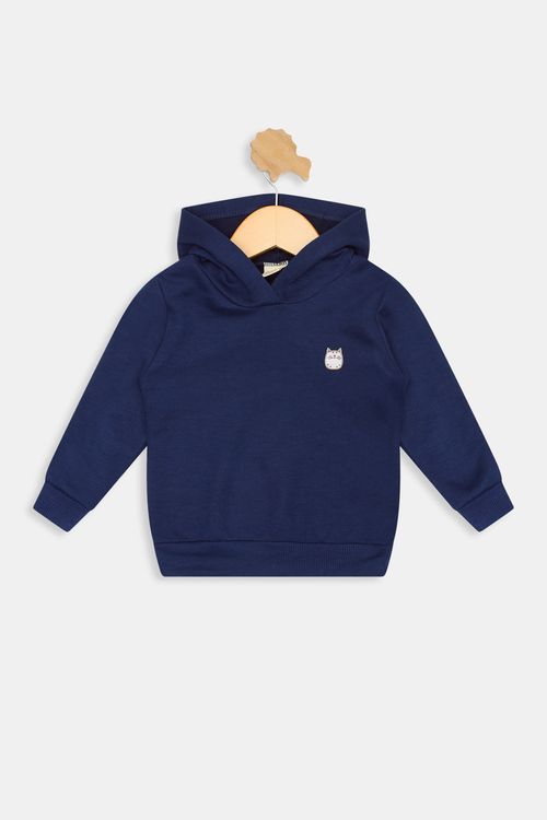 Blusao inf1/3nasmhopatchemoji careca azul escuro