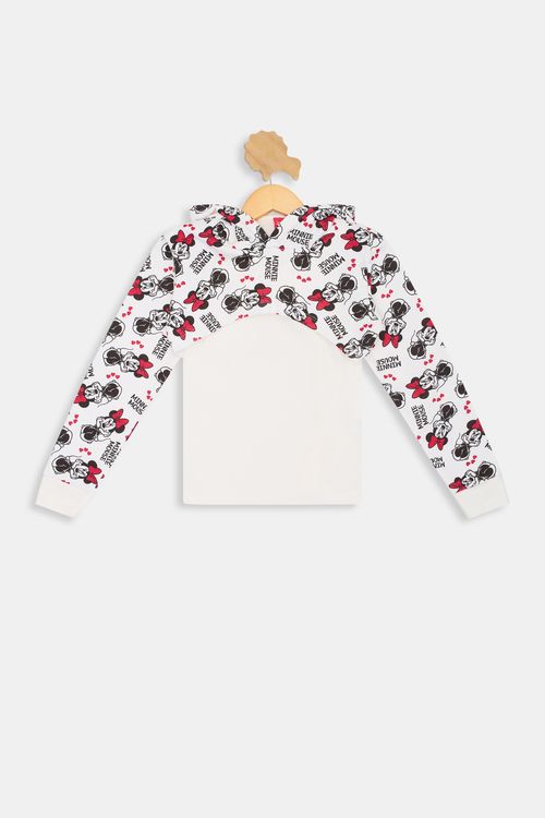 Blusao inf10/16nas c22i24 minnie 2 pc off white