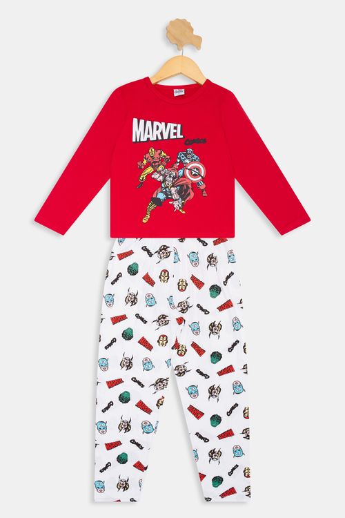 Aces inf atj018 pijama poly 4-10 marve vermelho medio